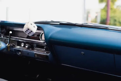 A car mirror charm