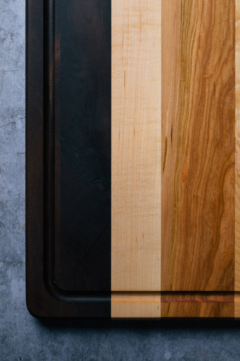 Premium Wooden BBQ Cutting Board Set – Grill Tools Bundle | Made in USA Montana Block  New Pattern