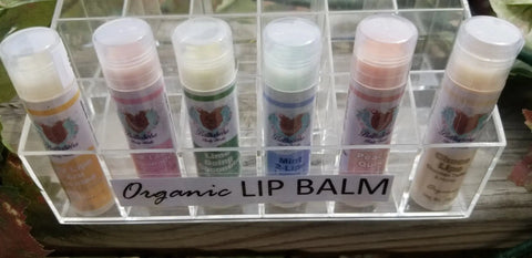 15 Gram Organic Mint Lip Balm – Soothing Hydration with Peppermint | Bathsheba Body Works | Made in USA Bathsheba Body Works 