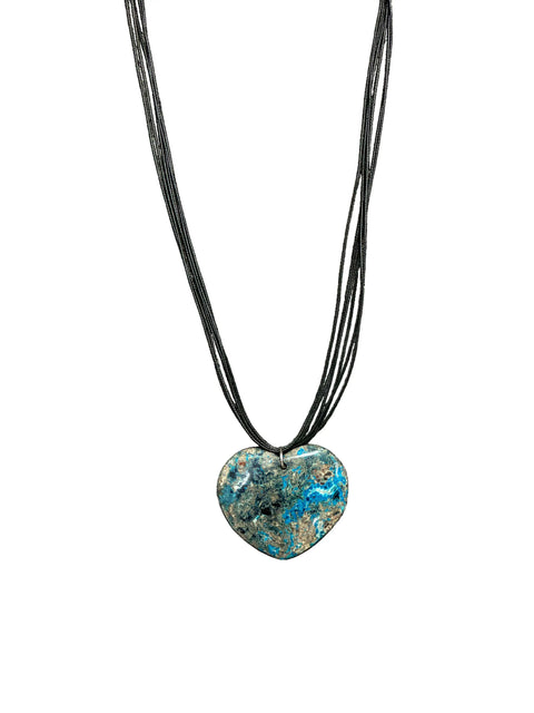 19 Inch Crazy Lace Agate Pendant Necklace – Adjustable Cord – Emotional Balance Jewelry | Made in USA Michelle Marie Boutique  NeckLace
