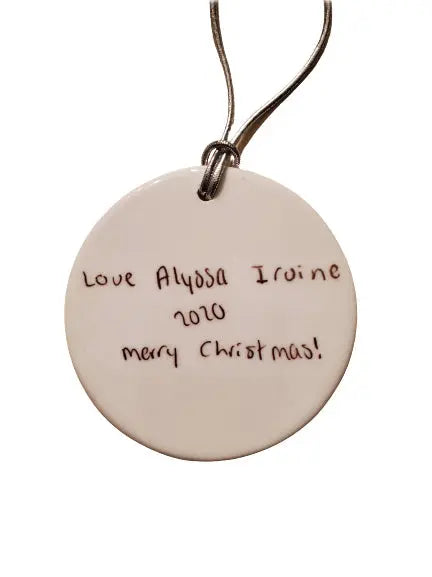 3 Inch Religious Christmas Ornament – Personalized Jesus And Lamb Design | Ceramic Holiday Keepsake Made In USA Michelle Marie Boutique  Holiday Ornaments