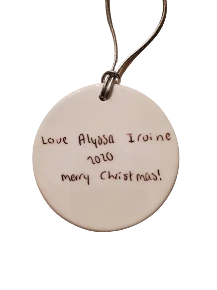 3 Inch Winter Deer Scene Ceramic Christmas Ornament – Handcrafted Holiday Decor | Made in USA Michelle Marie Boutique  Ornament