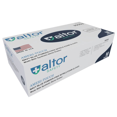 USA-Made Nitrile Gloves – Chemo-Rated, FDA 510(k) Approved | 4 Mil, Powder-Free, Latex-Free Altor Safety  Nitrile Gloves