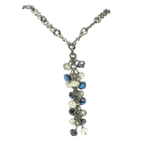 34 Inch Long Crystal Cluster Necklace – Adjustable Lobster Clasp Jewelry | Handmade in USA by Michelle Marie Boutique Michelle Marie Boutique  necklace