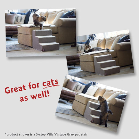 Links 3 Step Heavy Duty Pet Stairs – 20 Inch x 24 Inch x 16 Inch – Made in USA Majestic Pet 