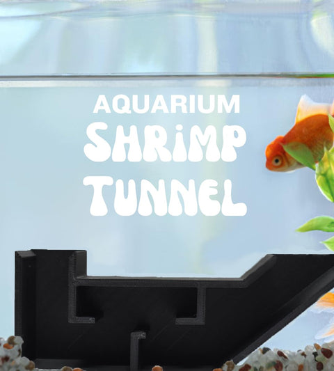 Chatelet Black Aquarium Shrimp Tunnel – Fish Hideout Decor | Made in USA Chatelet Manufacturing 