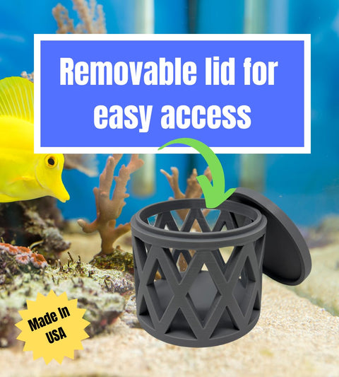 REEFSHAPE Aquarium Mushroom Coral Cage | Protects Coral or Anemones | Open Design Allows Water Pass-Through | Made in USA Chatelet Manufacturing 
