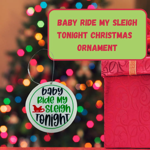 Funny Gag Gift Christmas Ornament | Perfect Dirty Santa Gift Holiday Ornament | Made in USA Chatelet Manufacturing 