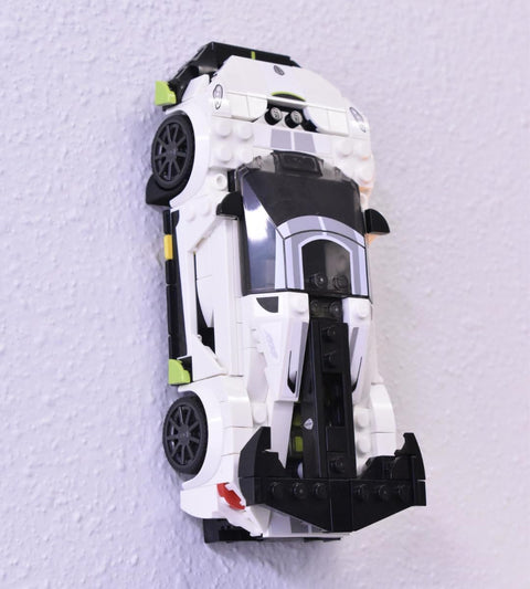Low Profile Lego Car Wheel Display Mount – Collectible Wall Hanger | Made in USA Chatelet Manufacturing 
