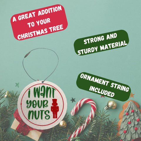 Funny Gag Gift Christmas Ornament | Perfect Dirty Santa Gift Holiday Ornament | Made in USA Chatelet Manufacturing 