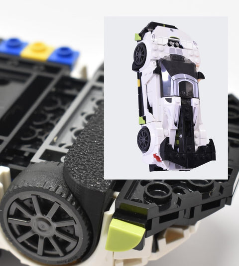 Low Profile Wall Mount for Lego Car Display – Wheel Hanger Rack | Made in USA Chatelet Manufacturing 