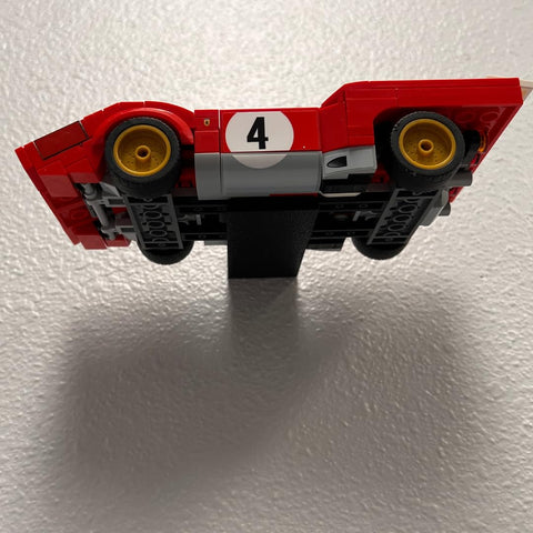 Lego Speed Champion Compatible Side Car Wall Mount – Durable Display Shelf | Made in USA Chatelet Manufacturing 