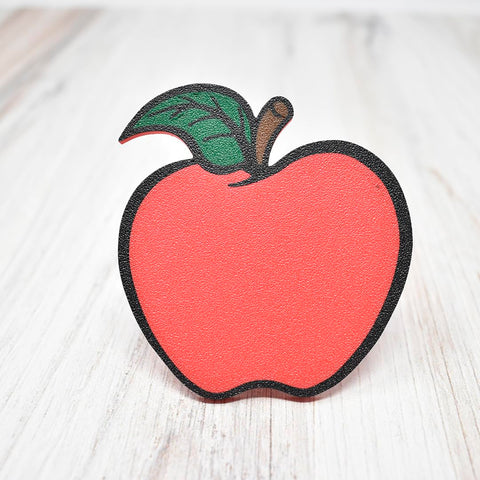 Apple Tote Bag Charm 2.5 Inch – Teacher Accessory – Made in USA | FRESHe Baglets Chatelet Manufacturing 