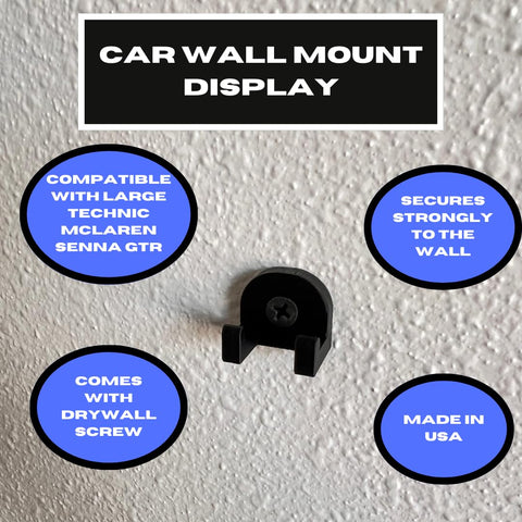 Lego Technic Vertical Chassis Car Display Mount – Wall Rack Holder | Made in USA Chatelet Manufacturing 