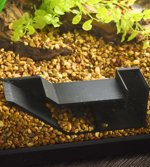 Chatelet Black Aquarium Shrimp Tunnel – Fish Hideout Decor | Made in USA Chatelet Manufacturing 