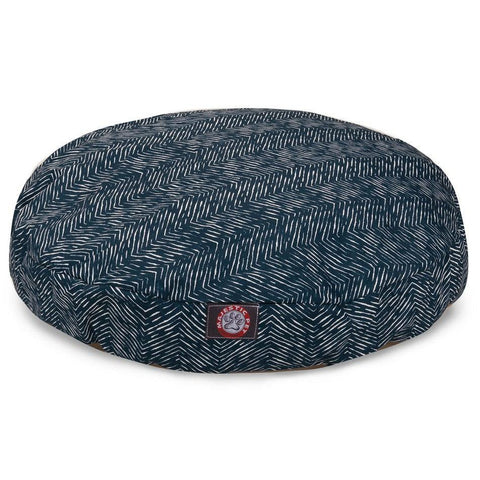 Southwest Pattern Round Dog Bed – Durable Zippered Cover | Made in USA Majestic Pet 