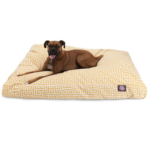 Premium Rectangle Dog Bed – Machine Washable Cover – Made in USA | San Antonio Texas Majestic Pet 