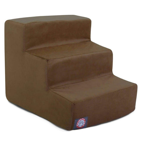 Majestic Pet Suede 3 Step Mobility Stairs – Soft Non-Slip Pet Steps | Made in USA Majestic Pet 
