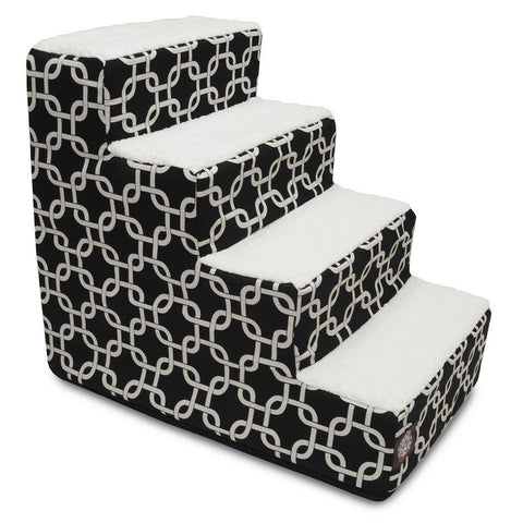 Majestic Pet Links 4 Step Pet Stairs – 20 Inch Plush Steps | Made in USA Majestic Pet 