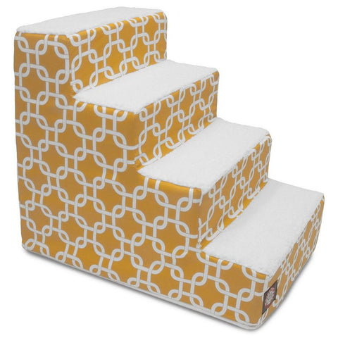 Majestic Pet Links 4 Step Pet Stairs – 20 Inch Plush Steps | Made in USA Majestic Pet 
