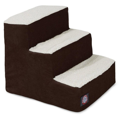 Villa 3-Step Heavy Duty Pet Stairs – Durable Lightweight Design | Made in USA Majestic Pet 