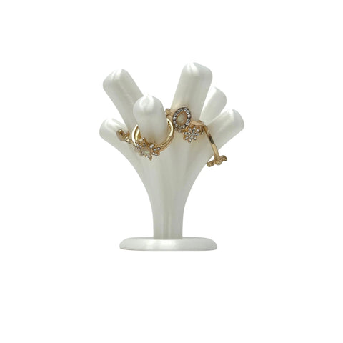 8-Branch Pink Jewelry Ring Display Stand – Made in USA Organizer Chatelet Manufacturing 