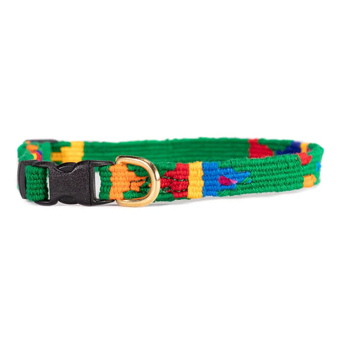 Adjustable Extra Small Side Release Dog Collar 8-12 Inch – Colorful Pet Neck Strap | Made in USA Auburn Leathercrafters  item