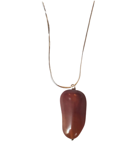Adjustable Gemstone Pendant Necklace with Sterling Silver or Gold Plated Chain – Made in USA Michelle Marie Boutique  Necklace