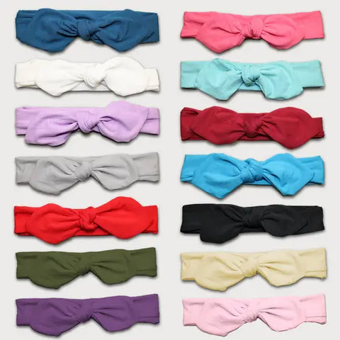 Adjustable Knotted Bow Headband – Handmade Comfort Accessory | Made in USA Goodnighties  item