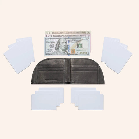 American Made Bison Leather Front Pocket Wallet – Slim RFID Blocking Wallet | Handmade in Maine USA Rogue Industries  Wallet