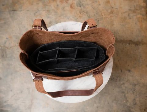 American Made Felt Tote Organizer Insert – 10 Pocket Bag Organizer | Made in USA Urban Southern  Accessories