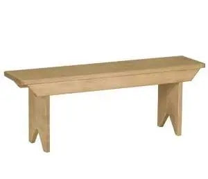 Amish Crafted Child’s Wooden Bench 30 Inch Length – Durable Kids Seating with Premium Finish | Made in USA Amish Toy Box  Play Sets/Kid's Furniture