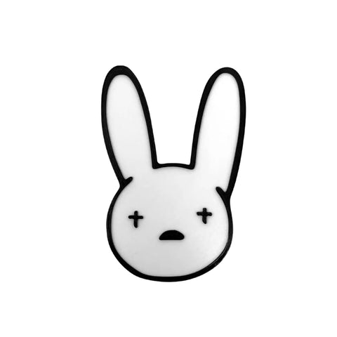 Bad Bunny Black White Wall Sign – Minimalist Fan Decor | Made in USA Chatelet Manufacturing   21.95 Default Title