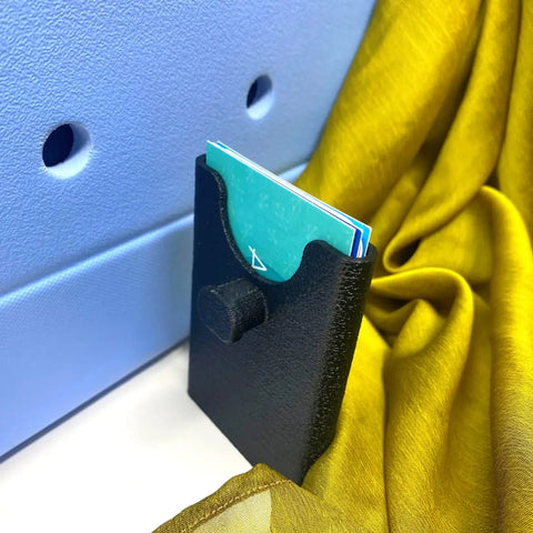Black Credit Card Holder For Bogg Bags – Compact Design | Made in USA Chatelet Manufacturing 