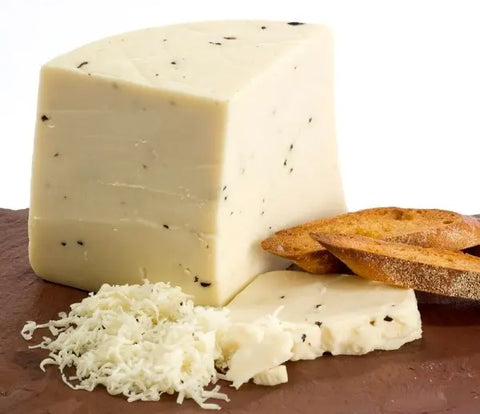 Black Truffle Infused Goat Cheese Wedge – Artisan Flavor Blend | Handcrafted in Wisconsin USA Keystone Cheese  Cheese