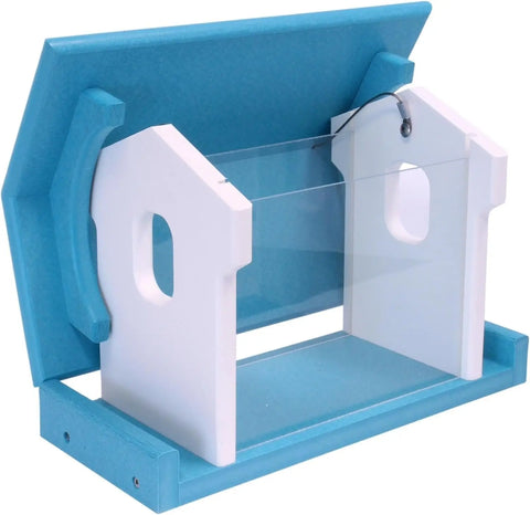 Bluebird Mealworm Feeder – Eco-Friendly Poly Lumber Bird Feeder | Handmade in USA Amish Amish Toy Box  bird feeder