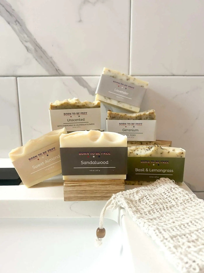 Born to Be Clean Tallow Soap Bundle Born to be Free  soap