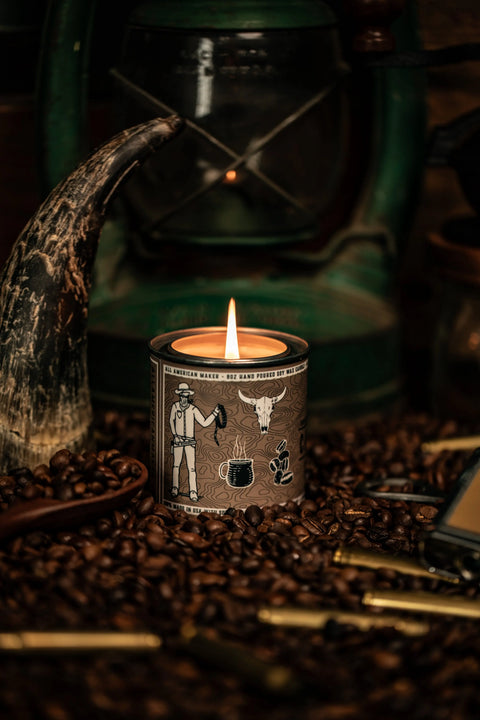 Campfire Coffee Soy Wax Candle 8oz – Made in USA | Home Fragrance All American Maker  Candle