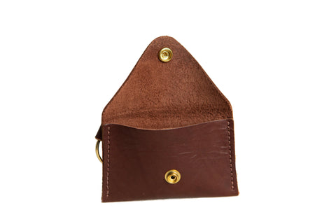 Compact Leather Key Coin Purse – Handcrafted Unisex Wallet | Made in USA Urban Southern  Accessories