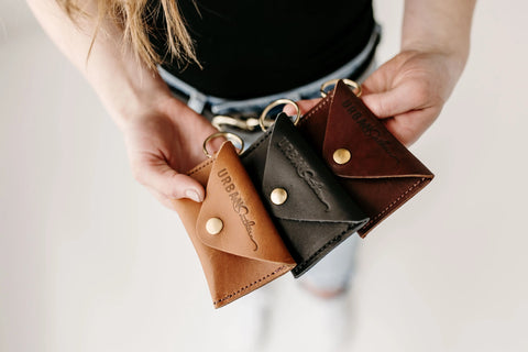 Compact Leather Key Coin Purse – Handcrafted Unisex Wallet | Made in USA Urban Southern  Accessories