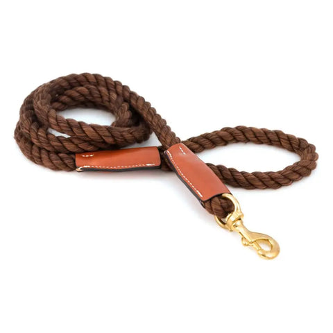 Cotton Rope Leash Auburn Leathercrafters  item