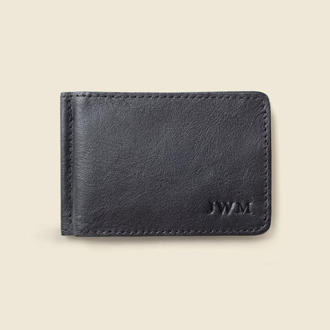 Casupo Bifold Black Leather Wallet 4.5 Inch – Money Clip | Handmade in USA CASUPO  Money Clip Wallet