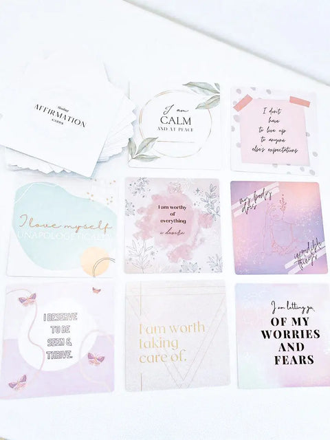 Daily Affirmation Card Deck – Mindfulness & Self-Care Gift | Made in USA by Shanti + Tula Shanti + Tula 