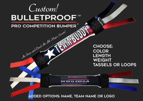 Dock Diving Weighted Bumper Tug – Custom Competition Training Toy | Made in USA Bulletproof Pet Products Inc  DOCK TUG