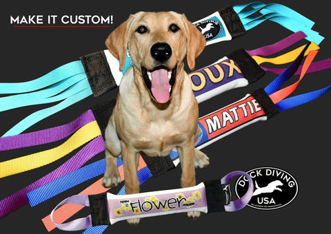 Dock Diving Weighted Bumper Tug – Custom Competition Training Toy | Made in USA Bulletproof Pet Products Inc  DOCK TUG