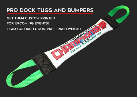 Dock Diving Weighted Bumper Tug – Custom Competition Training Toy | Made in USA Bulletproof Pet Products Inc  DOCK TUG