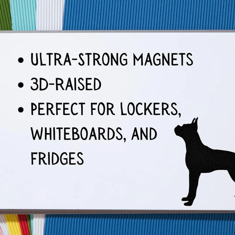 Dog Silhouette Magnet – Strong Fridge Magnet | Made in USA Chatelet Manufacturing 