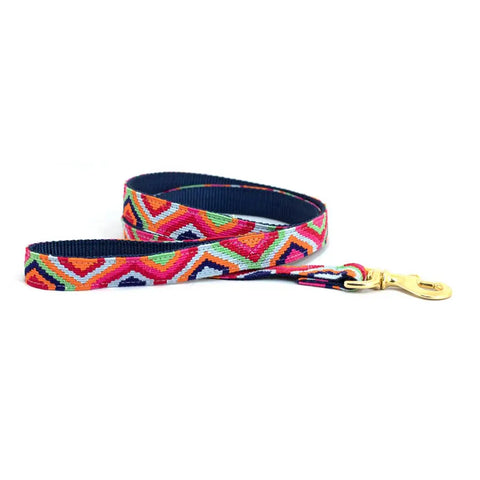 Durable Patterned Dog Leash 6 Feet – Stylish Pet Leash with Brass Clip | Made in USA Auburn Leathercrafters  item