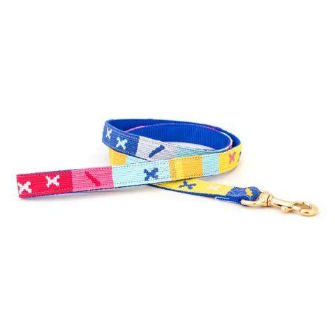 Durable Patterned Dog Leash 6 Feet – Stylish Pet Leash with Brass Clip | Made in USA Auburn Leathercrafters  item