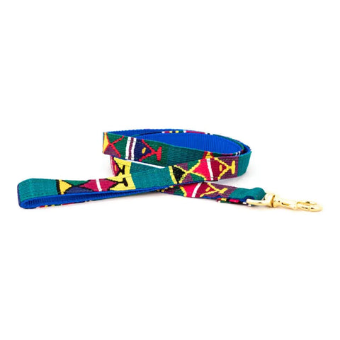 Durable Patterned Dog Leash 6 Feet – Stylish Pet Leash with Brass Clip | Made in USA Auburn Leathercrafters  item